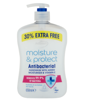 Astonish Moisture & Protect Antibacterial Handwash 650ml