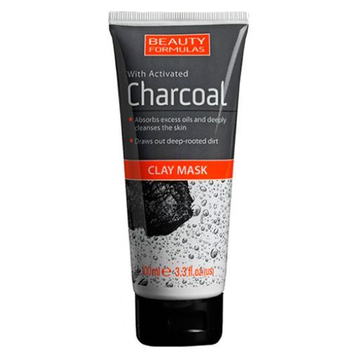 Beauty Formulas Charcoal Clay Mask 100ml
