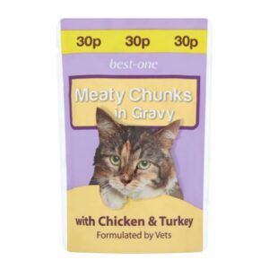 Best-One Cat Food Pouch Chicken & Turkey 100g