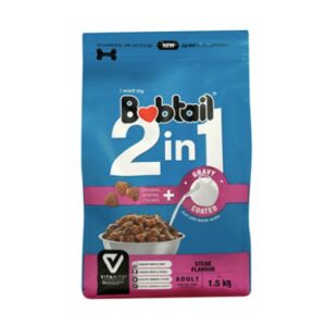 Bobtail Adult 2in1 Steak Flavour 1.5kg