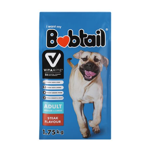 Bobtail Adult Med/Large Steak Flavour 1.75kg