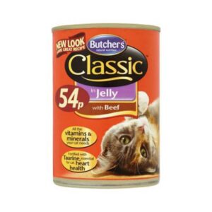 Butchers Cat Food Beef In Jelly 400g