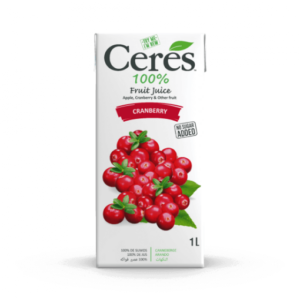 Ceres Cranberry Juice 1ltr