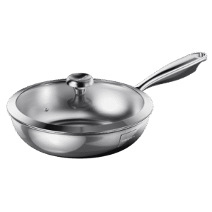 ChefFlare Durable Premium Stainless Steel Deep Fry Pan