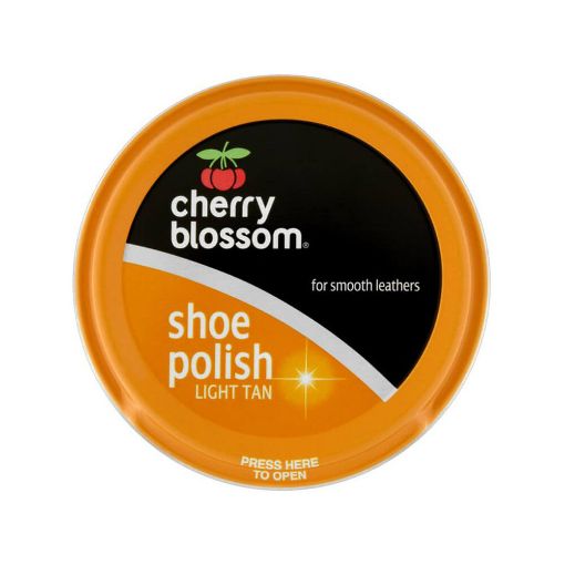 Cherry Blossom Dubbin Shoe Polish Light Tan 50ml