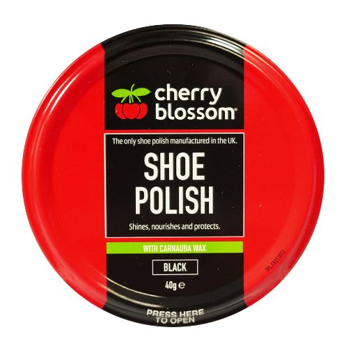 Cherry Blossom Tin Polish Black 40g