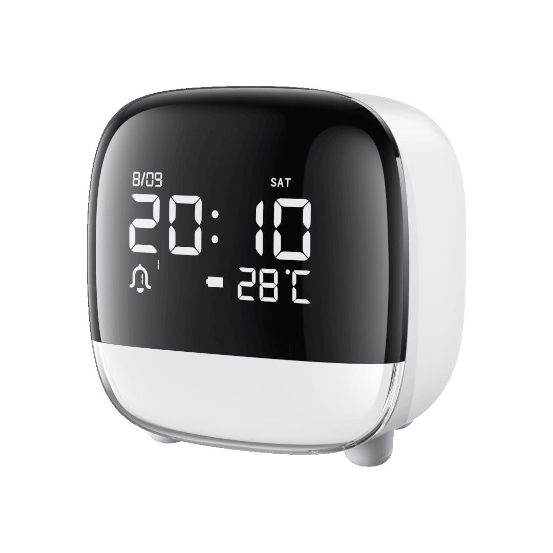 ClockPoint Plus Multi-Use Rechargeable Digital Clock With Touch Light
