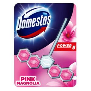 Domestos Power 5 Pink Magnolia Toilet Block 55g