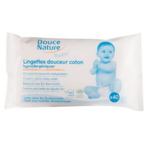 Douce Nature Org.Cotton Baby Wipes 40s
