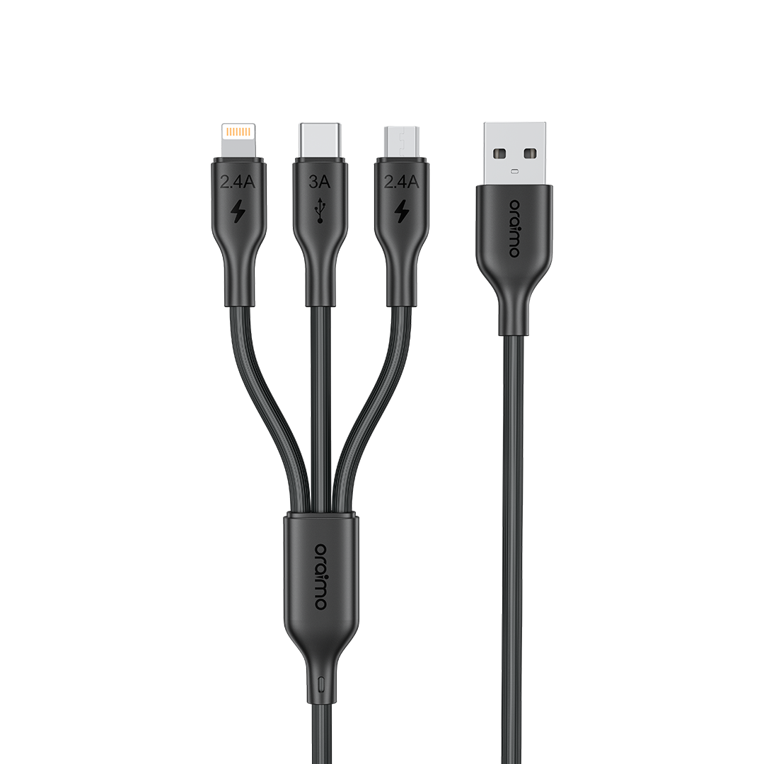 Duraline 4 3A 1.2M 3 in 1 Cable