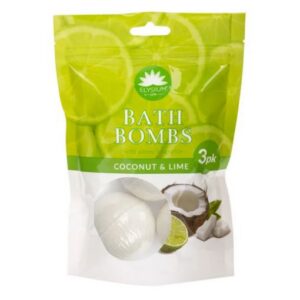 Elysium Coconut & Lime Spa Bath Bombs 3s