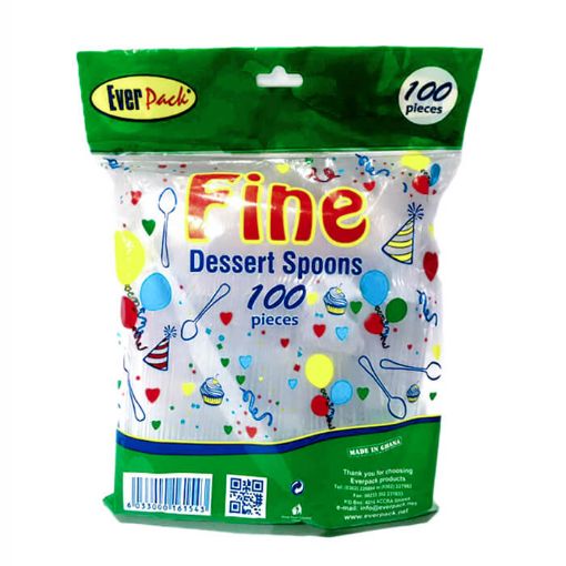 Everpack Dessert Spoons Colored(100s)