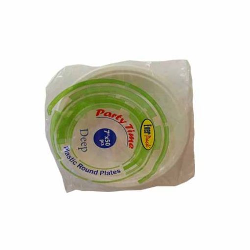 Everpack Plastic Plate Deep "7"*50s
