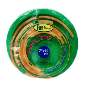 Everpack Plastic Plate Shallow 7x50s