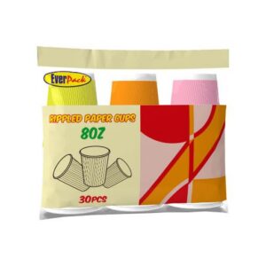everpack Rippled Paper Cups 80oz