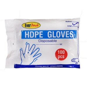 EverPack Trama Disposable HDPE Gloves 100 s