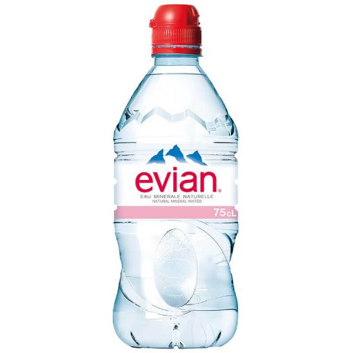 Evian Water Sports Cap 750ml
