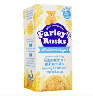 Farleys Rusk Reduced Sugar Original 150g
