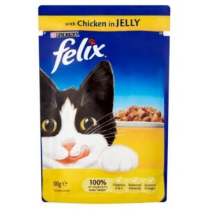 Felix Pouch Cat Food Chicken in Jelly 100g
