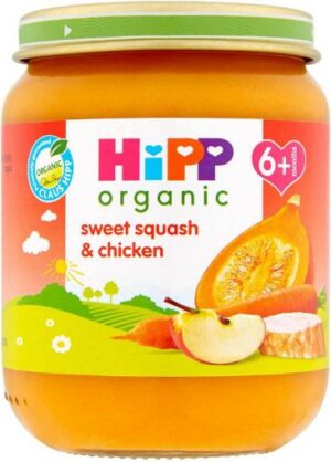 Hipp Organic Sweet Squash & Chicken 6+ 125g