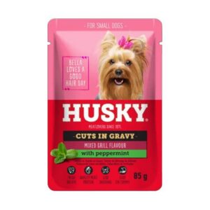 Husky Pouch Cuts in Gravy Mixed Grill 86g.