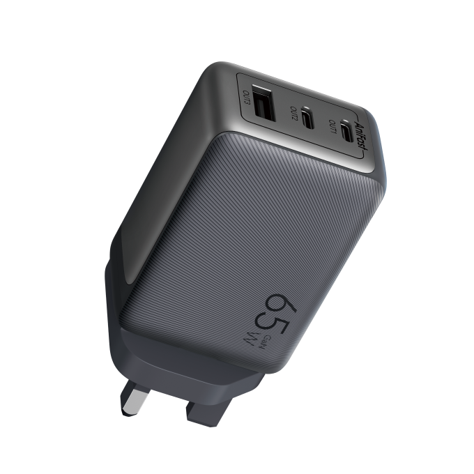 HyperGaN 65 65W GaN Wall Charger Kit with 100W CC Cable