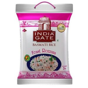 India Gate Basmati Rice Feast Rozzana 5kg