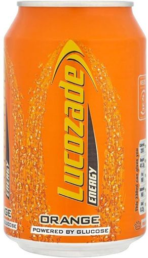 Lucozade Can Orange 330ml