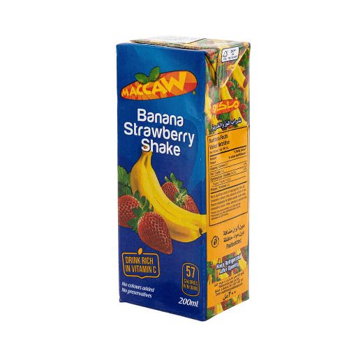 Maccaw Juice Banana & Strawberry 200ml