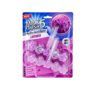 Max Flush 5 Toilet Block Lavender (45gx2)