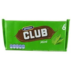 Mcvities Club Mint Biscuits 6s 132g