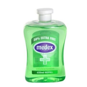 Medex Anti-Bacterial Handwash Aloe 30% Extra Refill 650ml