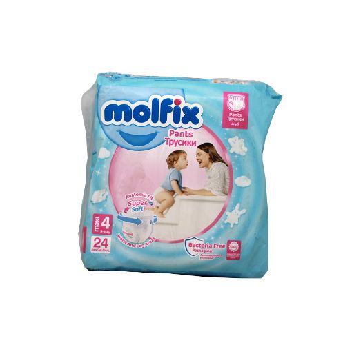 Molfix Diapers Maxi (4) 9-14kg 24s