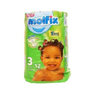 Molfix Diapers Midi 3 (4-9kg) 12pcs