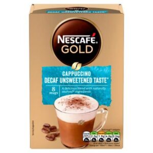Nescafe Gold Cappuccino Decaf Unsweet.(8s) 120g