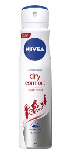 Nivea Deo Spray Dry Comfort For Female 250ml
