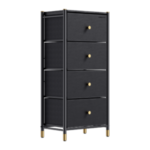 Noir Stand Plus Spacious and Stylish Storage Dresser