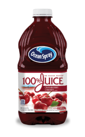 Ocean Spray No-Added-Sugar Cranberry & Cherry 60oz