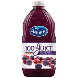 Ocean Spray No-Added-Sugar Cranberry & Concord Grape 60oz