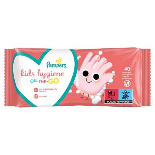 Pampers Kids Hygiene On The Go Wipes 40s
