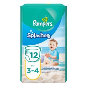 Pampers Splashers Swim Pants Size 3-4 12s