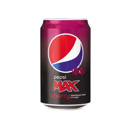 Pepsi Max Cherry No Sugar Can 330ml