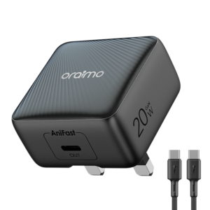 PowerCube 20 Chic 20W GaN Wall Charger Kit with Type-C to Type-C Cable