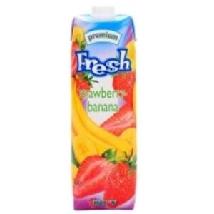 Premium Fresh Juice Strawberry-Banana 1Ltr
