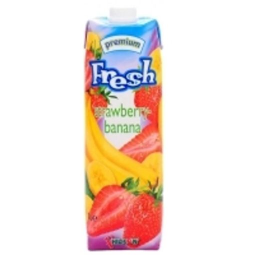 Premium Fresh Juice Strawberry-Banana 1Ltr