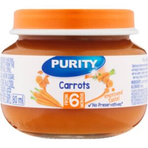 Purity 1st Foods 6mth Carrots 80ml