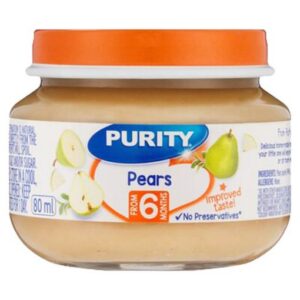 Purity 1st Foods 6mth Pears 80ml