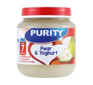 Purity 2nd Foods Pear&Yoghurt 125ml