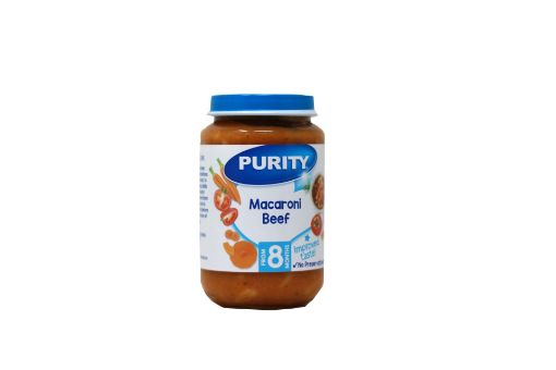 Purity 3rd Foods 8mth Macaroni Beef 200ml