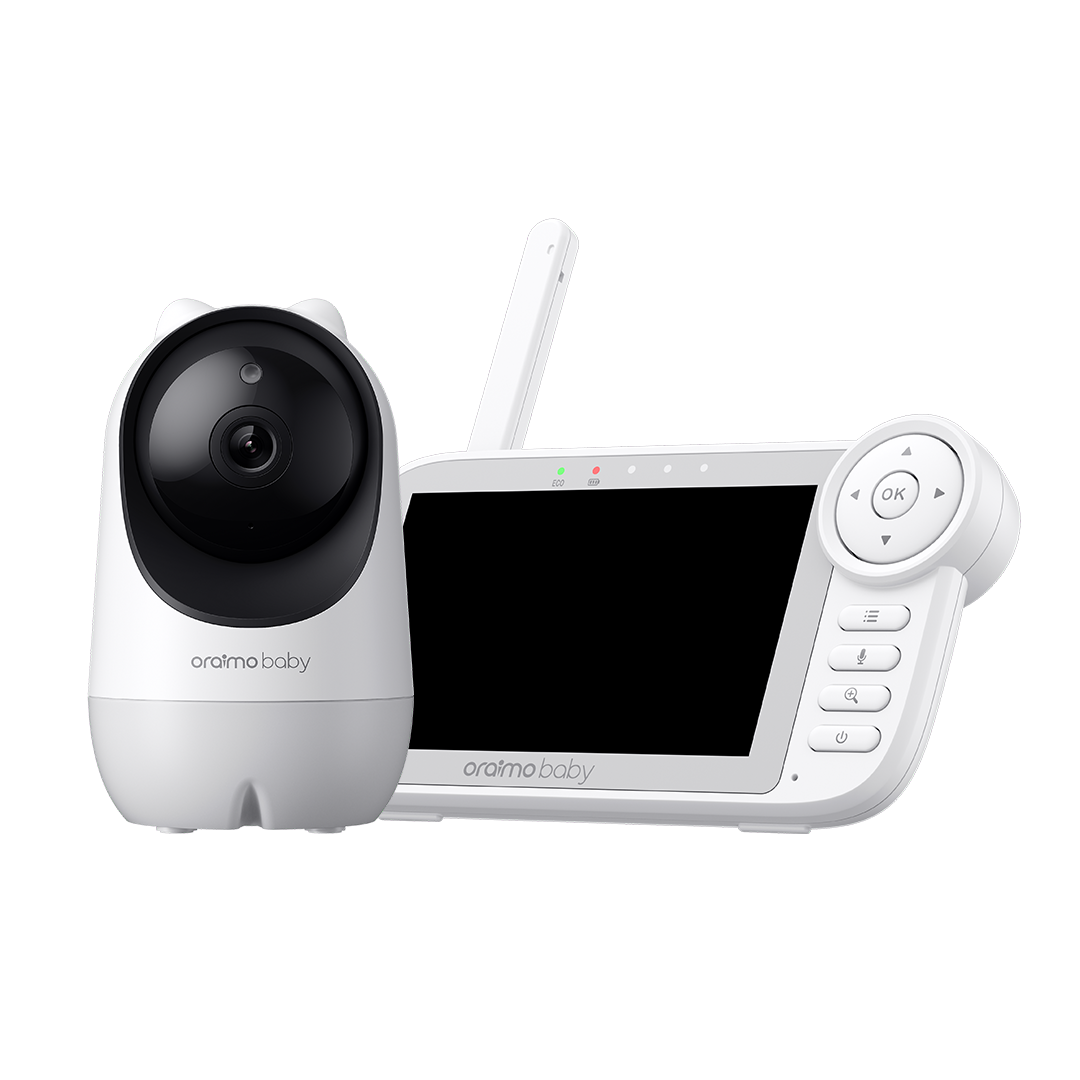 SafeSense 2K Baby Monitor – 360° PTZ with WiFi App Control